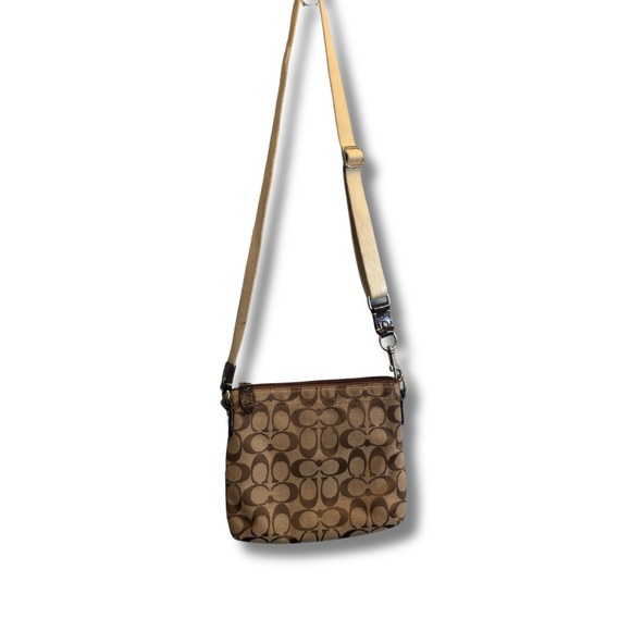 Coach Signature Canvas Monogram Crossbody Bag - Picture 6 of 6